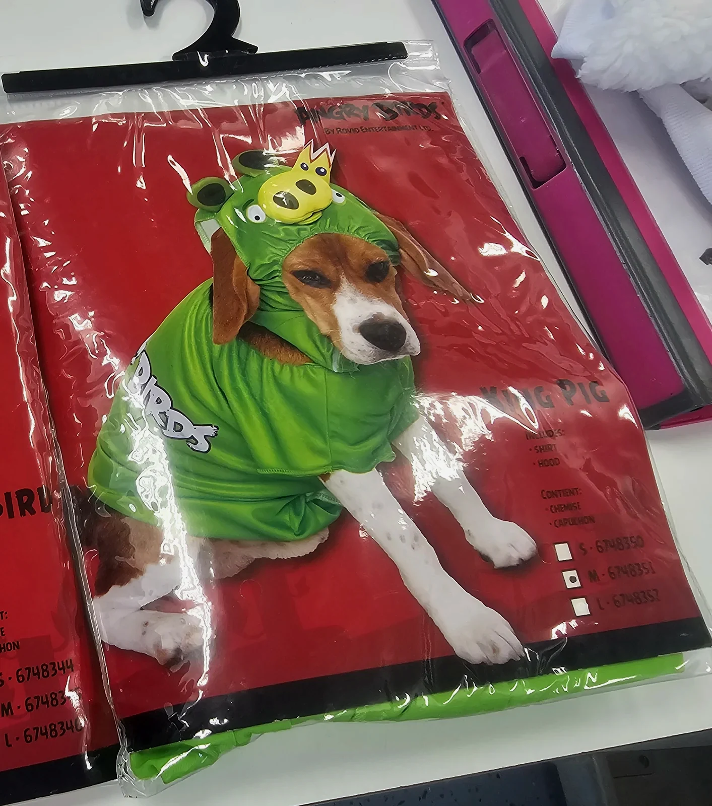 Angry Birds King Pig costume for dogs