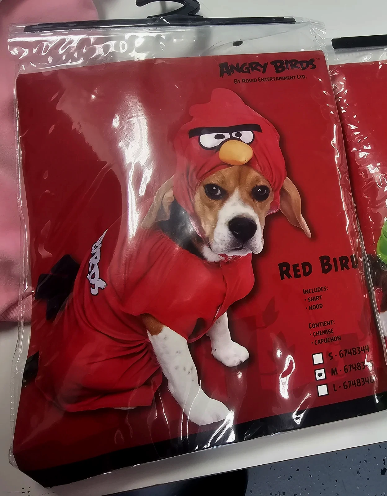 Angry Birds Red Bird costume for dogs