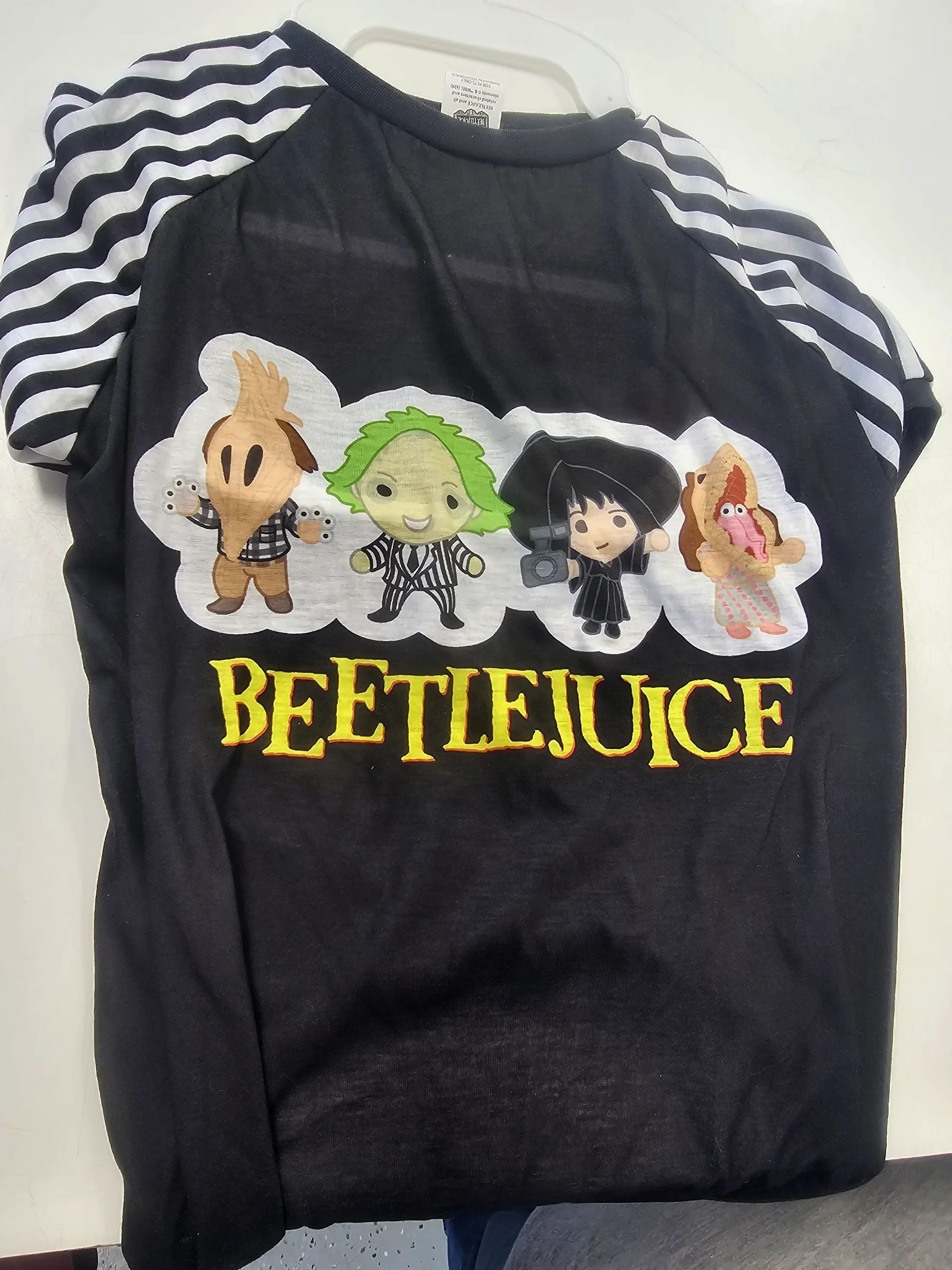 Beetlejuice shirt for dogs
