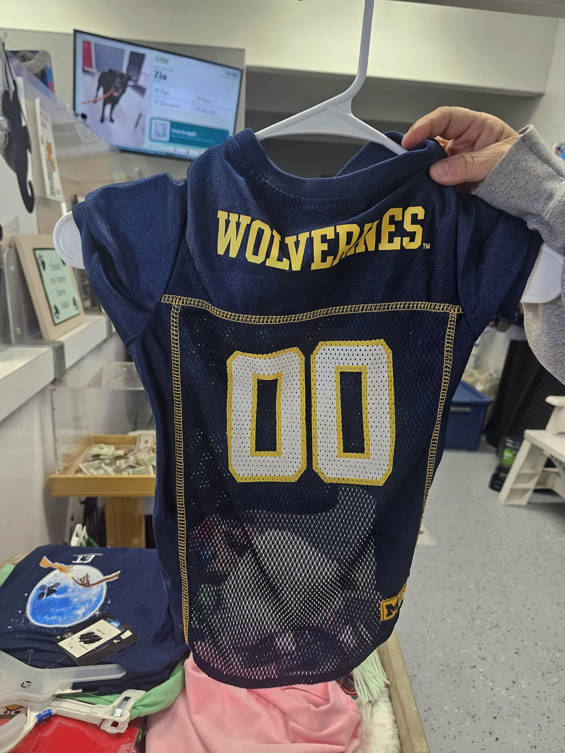 Wolverines jersey for dogs